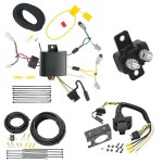 Trailer Hitch 7 Way RV Wiring Kit For 14-20 Acura RLX Plug Prong Pin Brake Control Ready