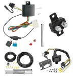 Trailer Hitch 7 Way RV Wiring Kit For 14-20 Acura MDX Plug Prong Pin Brake Control Ready