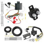 Trailer Hitch 7 Way RV Wiring Kit For 13-15 Honda Corsstour Plug Prong Pin Brake Control Ready