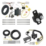 Trailer Hitch 7 Way RV Wiring Kit For 15-17 Hyundai Sonata Plug Prong Pin Brake Control Ready