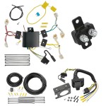 Trailer Hitch 7 Way RV Wiring Kit For 15-20 Toyota Sienna Except SE Plug Prong Pin Brake Control Ready