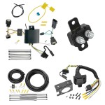 Trailer Hitch 7 Way RV Wiring Kit For 15-23 Dodge Charger Plug Prong Pin Brake Control Ready