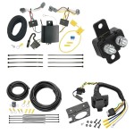 Trailer Hitch 7 Way RV Wiring Kit For 17-22 Chevrolet Trax LS 13-16 Trax Plug Prong Pin Brake Control Ready