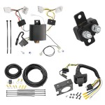 Trailer Hitch 7 Way RV Wiring Kit For 15-24 Nissan Murano Plug Prong Pin Brake Control Ready