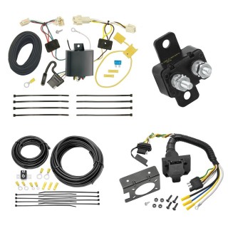 Trailer Hitch 7 Way RV Wiring Kit For 15-22 Toyota Yaris Hatchback Plug Prong Pin Brake Control Ready