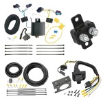 Trailer Hitch 7 Way RV Wiring Kit For 05-10 Volkswagen Jetta Sedan Plug Prong Pin Brake Control Ready