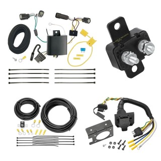 Trailer Hitch 7 Way RV Wiring Kit For 15-18 Ford Edge SE and SEL Models Only Plug Prong Pin Brake Control Ready