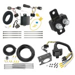 Trailer Hitch 7 Way RV Wiring Kit For 15-18 Ford Edge Plug Prong Pin Brake Control Ready