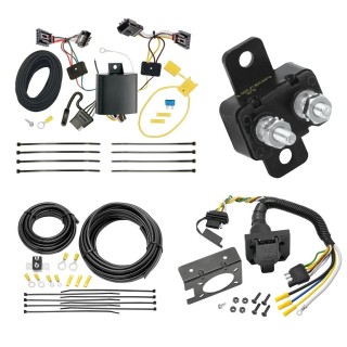 Trailer Hitch 7 Way RV Wiring Kit For 12-19 Volkswagen Beetle Plug Prong Pin Brake Control Ready