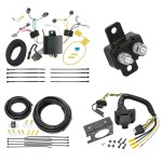 Trailer Hitch 7 Way RV Wiring Kit For 16-17 Honda Accord Coupe Plug Prong Pin Brake Control Ready