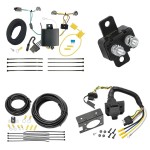 Trailer Hitch 7 Way RV Wiring Kit For 16-19 Chevy Cruze Plug Prong Pin Brake Control Ready