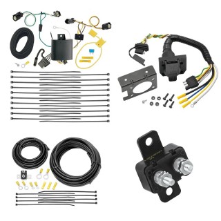 Trailer Hitch 7 Way RV Wiring Kit For 17-20 Chrysler Pacifica Plug Prong Pin Brake Control Ready