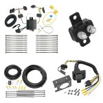 Trailer Hitch 7 Way RV Wiring Kit For 16-22 BMW 320i 328d 328i 330e 330i 340i xDrive Plug Prong Pin Brake Control Ready