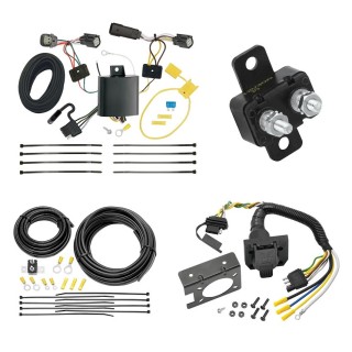 Trailer Hitch 7 Way RV Wiring Kit For 17-18 Ford Escape Plug Prong Pin Brake Control Ready