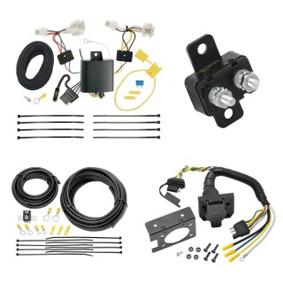 Trailer Hitch 7 Way RV Wiring Kit For 16-21 Mazda CX-3 Plug Prong Pin Brake Control Ready