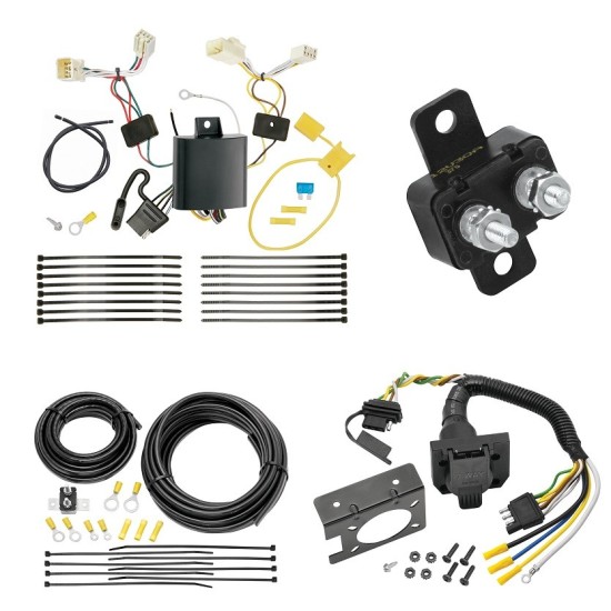 Trailer Hitch 7 Way RV Wiring Kit For 15-16 Hyundai Genesis 17-23 Genesis G80 Plug Prong Pin Brake Control Ready