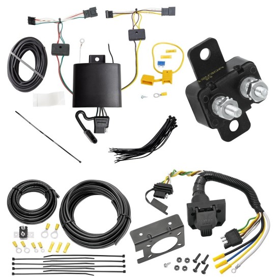 Trailer Hitch 7 Way RV Wiring Kit For 18-23 Volvo XC60 Plug Prong Pin Brake Control Ready