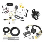 Trailer Hitch 7 Way RV Wiring Kit For 18-22 Honda Accord Plug Prong Pin Brake Control Ready