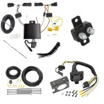 Trailer Hitch 7 Way RV Wiring Kit For 19-23 Jeep Cherokee Plug Prong Pin Brake Control Ready