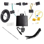 Trailer Hitch 7 Way RV Wiring Kit For 17-24 Jaguar F-Pace 18-22 Land Rover Range Rover Velar Plug Prong Pin Brake Control Ready