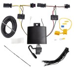 Trailer Wiring and Bracket w/ Light Tester For 18-23 BMW X2 Plug & Play 4-Flat Harness