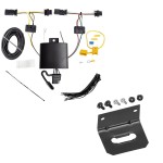 Trailer Wiring and Bracket For 18-23 BMW X2 Plug & Play 4-Flat Harness