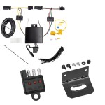 Trailer Wiring and Bracket w/ Light Tester For 18-23 BMW X2 Plug & Play 4-Flat Harness