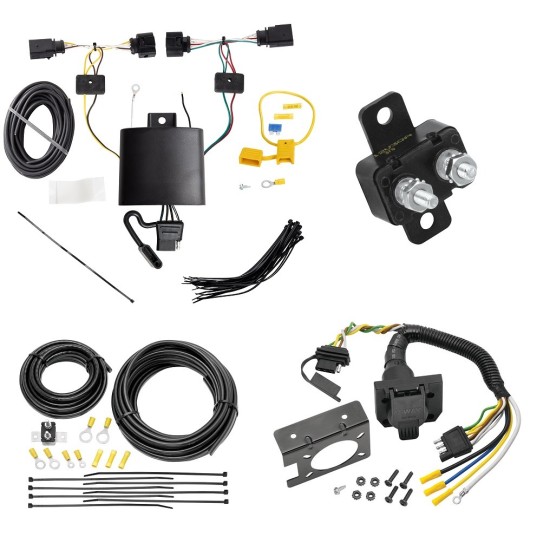 Trailer Hitch 7 Way RV Wiring Kit For 19-22 Volkswagen Jetta Plug Prong Pin Brake Control Ready