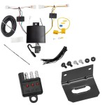 Trailer Wiring and Bracket w/ Light Tester For 18-23 KIA Rio Sedan Plug & Play 4-Flat Harness