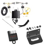 Trailer Wiring and Bracket w/ Light Tester 18-24 Nissan Kicks Plug & Play 4-Flat Harness