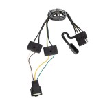 Trailer Wiring and Bracket For 19-24 Cadillac XT4 Plug & Play 4-Flat Harness