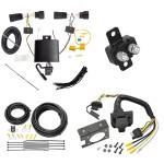 Trailer Hitch 7 Way RV Wiring Kit For 19-24 Lincoln Nautilus Plug Prong Pin Brake Control Ready