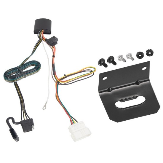  Trailer Wiring and Bracket For 19-24 Honda Passport Plug & Play 4-Flat Harness