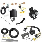 Trailer Hitch 7 Way RV Wiring Kit For 18-23 VW Volkswagen Tiguan Plug Prong Pin Brake Control Ready