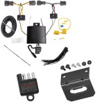 Trailer Wiring and Bracket w/ Light Tester For 19-21 Hyundai Tucson Plug & Play 4-Flat Harness