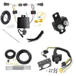 Trailer Hitch 7 Way RV Wiring Kit For 20-24 KIA Soul Except w/LED Taillights Plug Prong Pin Brake Control Ready