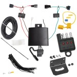 Trailer Wiring Harness Kit and Bracket w/ Light Tester For 19-24 KIA Forte Sedan