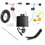 Trailer Wiring Harness Kit and Bracket w/ Light Tester For 19-24 KIA Forte Sedan