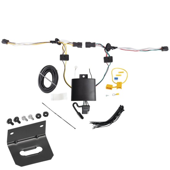 Trailer Wiring Harness Kit and Bracket For 21-24 Kia Seltos Plug & Play