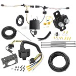 Trailer Hitch 7 Way RV Wiring Kit For 21-24 Kia Seltos Plug Prong Pin Brake Control Ready