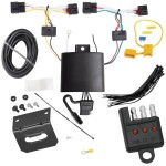 Trailer Wiring Harness Kit and Bracket w/ Light Tester For 20-24 Volkswagen Atlas Cross Sport Plug & Play