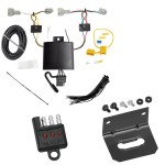 Trailer Wiring and Bracket w/ Light Tester For 21-24 Nissan Rogue Plug & Play 4-Flat Harness