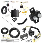 Trailer Hitch 7 Way RV Wiring Kit For 21-24 Hyundai Elantra Plug Prong Pin Brake Control Ready