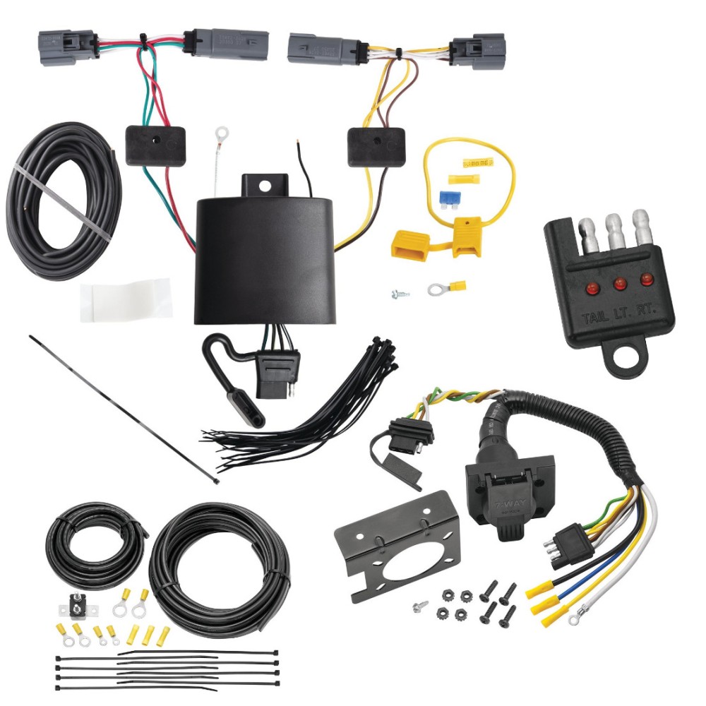 Trailer Hitch 7 Way RV Wiring Kit For 21-22 Ford Bronco Sport ...