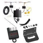 Trailer Wiring and Bracket w/ Light Tester For 21-24 KIA K5 Plug & Play 4-Flat Harness