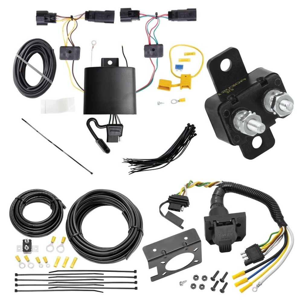 Trailer Hitch 7 Way RV Wiring Kit For 21-22 Ford Mustang ...