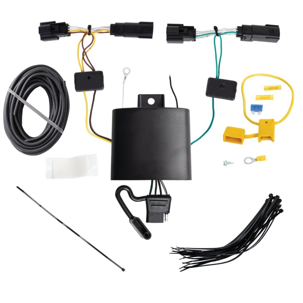 Trailer Hitch 7 Way RV Wiring Kit For 21-24 Jeep Grand Cherokee L Plug Prong Pin Brake Control Ready