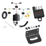 Trailer Wiring and Bracket w/ Light Tester For 21-24 Honda Civic Plug & Play 4-Flat Harness