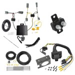 Trailer Hitch 7 Way RV Wiring Kit For 22-24 Toyota Corolla Cross Plug Prong Pin Brake Control Ready