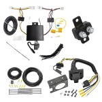 Trailer Hitch 7 Way RV Wiring Kit For 2022 Lexus NX250 NX350 NX450h Plug Prong Pin Brake Control Ready